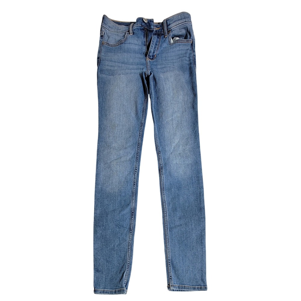 Abercrombie & Fitch Skinny Jeans Womens 27 Medium Wash Mid Rise Denim Blue Pants